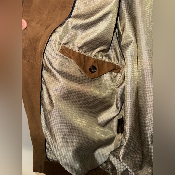 Golden Bear Tobacco Goat Suede Bomber - Picture 4 of 12